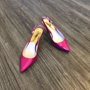 Michael Kors Shoes - Michale Kors Fuchsia Slingback Heels Michael Kors Shoes - Michale Kors Fuchsia Slingback Heels